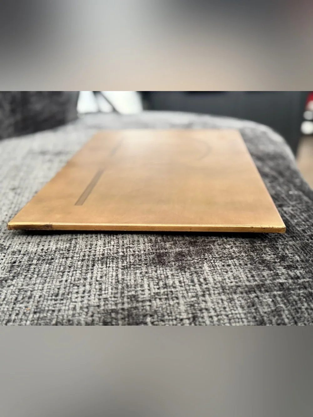 Crate&Barrel Brass Monogram 'P' Wall Plaque